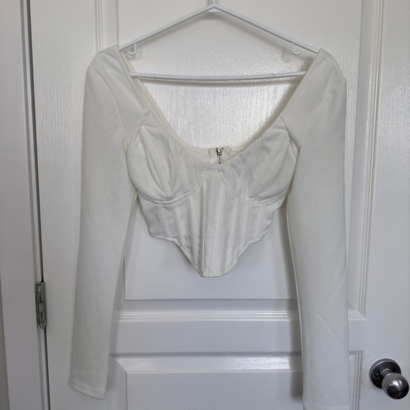Missguided Corset Longsleeve - Picture 1 of 2